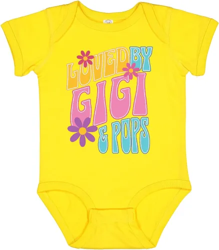Vista 14 de inktastic Gigi and Pops Love Me - Body de bebé para nieta