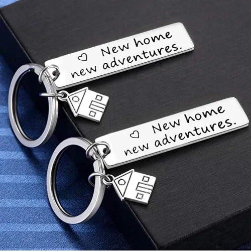 Vista 6 de Our First Home Keychains New House Keychain New Home Keychain House Keychain House Keychain 2023 Houseopening Gift