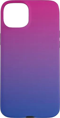 Vista 9 de Funda degradada con diseño de bandera de Bisexual Pride para iPhone 17, color rosa, morado, azul
