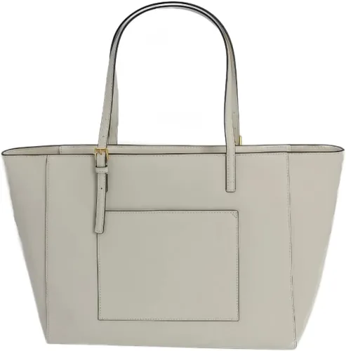 Vista 3 de Tory Burch 134836 Emerson New Ivory White with Gold Hardware - Bolso grande para mujer, Marfil