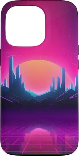 Vista 10 de Synthwave City Retrowave 80s Vaporwave Case for iPhone 17