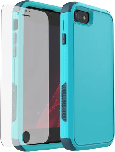 Vista 14 de X-belmox Funda resistente para iPhone SE 2022 (3ª generación), iPhone SE 2020 (2ª generación), 3 en 1 [a prueba de golpes] [a prueba de caídas]