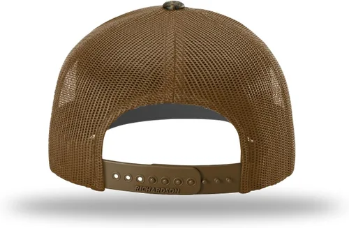 Vista 5 de Richardson 112 Gorra de Camionero - Gorra Snapback Ajustable Premium - Gorras Richardson en Blanco de Seis Paneles Estructurados Árbol real Max 7