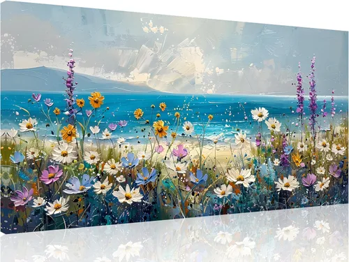 Vista 49 de TutuBeer 3 paneles de fotos de playa, arte de pared, diseño de mar azul, playa blanca al amanecer, imágenes impresas en lienzo, imágenes del océano