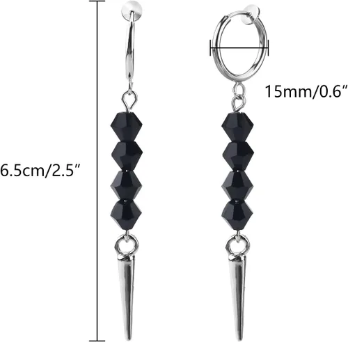 Vista 2 de Aretes Demogorgon Mundo del Revés Monstruo Bombilla del Alfabeto Aretes Colgantes Joyería Regalo para Hombres Mujeres Niñas