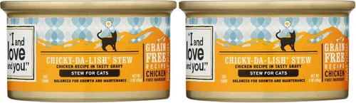 Vista 9 de I AND LOVE AND YOU, Comida para gatos con salsa gruesa de pollo, 3 onzas