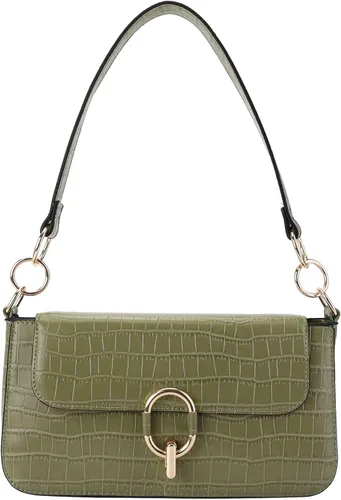 Vista 2 de Bolso bandolera para mujer diseño de cocodrilo