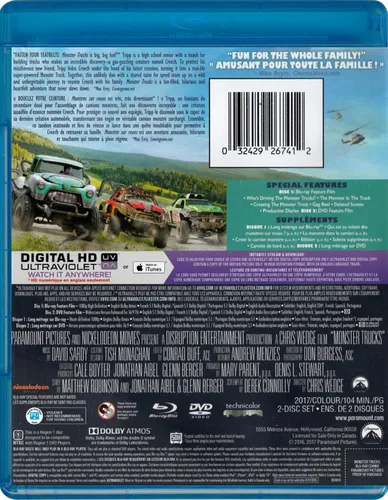 Vista 2 de Monster Trucks (Blu-ray + DVD) (Blu-ray)