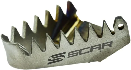 Vista 5 de SCAR Punta de Pedal de Freno de Titanio Compatible con BETA 65 125 200 250 300 350 390 430 480 SHERCO 12-26 KTM SX SXF EXC EXCF XC XCF XCW XCFW SMR