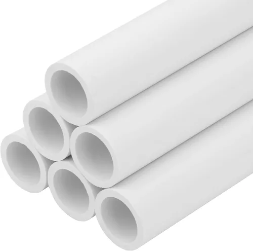 Vista 16 de 4 tubos de PVC de 1-1/2 pulgadas de largo, tubo rígido de PVC Sch40 de 17 pulgadas de largo, tubos redondos de tubería para instalación de cableado