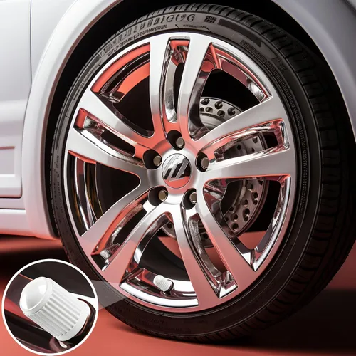 Vista 104 de 10 piezas de tapas de válvula de neumático TPMS con vástago largo, tapas de válvula de rueda de plástico negro para TPMS TR20008, tapas de vástago