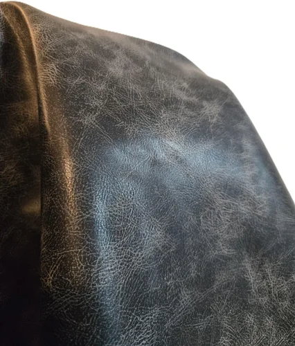 Vista 6 de NAT Leathers™ Cuero sintético sintético suave de piel sintética vegana marrón bellota (aprobado por PETA Vegano) por The Yard Piel sintética