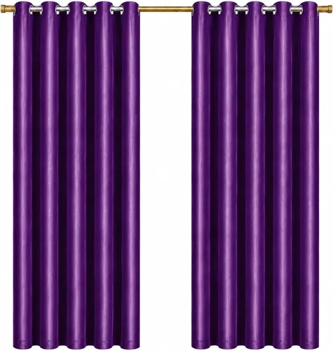 Vista 10 de KEMCO Cortinas opacas para oscurecer la habitación, con aislamiento térmico y ojales, para sala de estar, bunglow