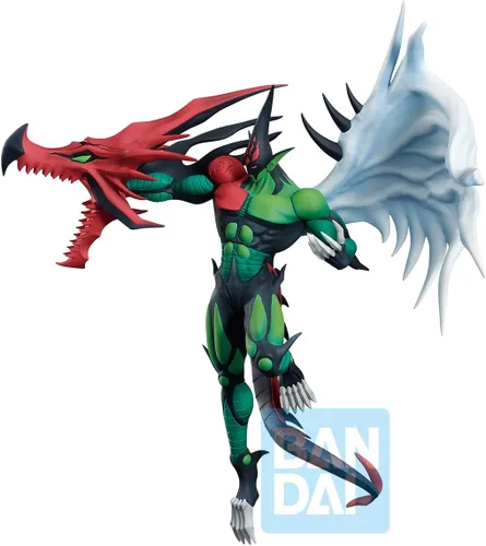 Vista 3 de Ichibansho Figure - Yu-Gi-Oh GX - Elemental Hero Flame Wingman (despierta tus recuerdos), estatua coleccionable de Bandai Spirits