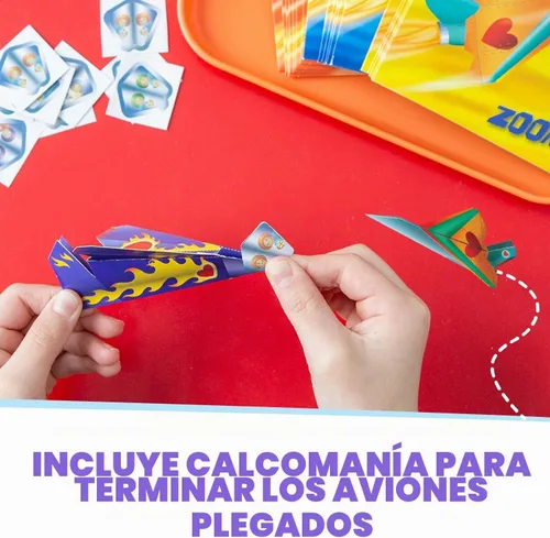 Vista 7 de Peaceable Kingdom Regalo del día de San Valentín para niños - Paper Planes