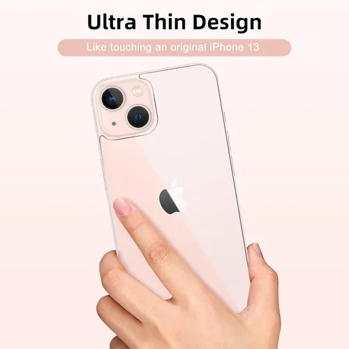 Vista 4 de [Paquete de 2] Protector de pantalla trasera para iPhone 13 para iPhone 13, protector de pantalla de vidrio templado antiarañazos y burbujas