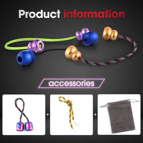 Vista 3 de Begleri - Cuentas para inquietud con forma de giro y golpes, hechas de aleación de aluminio, para hombres, mujeres, jóvenes, jugadores de habilidad