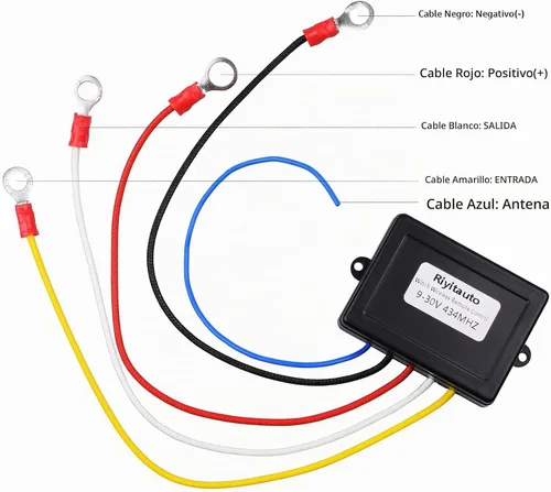 Vista 4 de Kit de control remoto de cabrestante inalámbrico para coche, camión, Jeep, ATV, SUV, 12V, interruptor de auricular, recuperación, inalámbrico