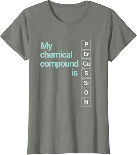 Vista 13 de Percussion Band Geek My Chemical Compound T-Shirt