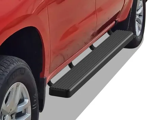 Vista 8 de APS Estribos negros compatibles con Chevy Silverado GMC Sierra 1500 2019-2026 Crew Cab y 2500 HD 3500 HD 2020-2026