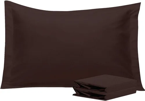 Vista 116 de NTBAY Fundas de almohada estándar, paquete de 2 fundas de almohada de microfibra cepillada de 20 x 26 pulgadas, súper suaves y acogedoras