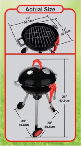 Vista 3 de Redbox Red Box - Juego de parrilla para barbacoa con luz y sonido