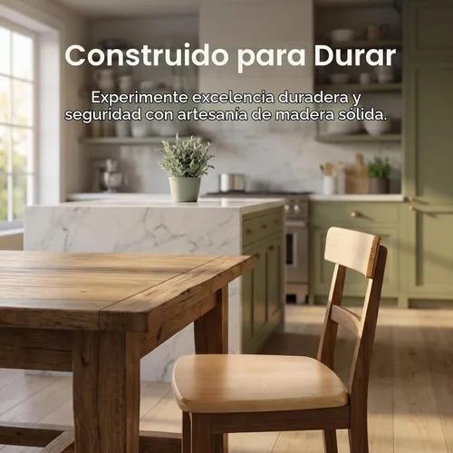 Vista 4 de Veemoon Reemplazo de asiento de silla de madera, accesorios cuadrados de madera maciza para sillas de comedor, taburete cuadrado de madera