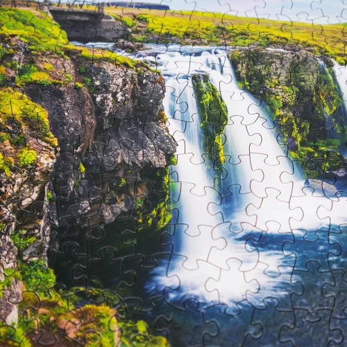 Vista 5 de Rompecabezas para adultos de 1000 piezas Islandia, grueso, resistente, rompecabezas de 1000 piezas entrelazado preciso para mayores de 14 años