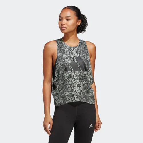 Vista 2 de adidas Camiseta estampada Trainicons para mujer