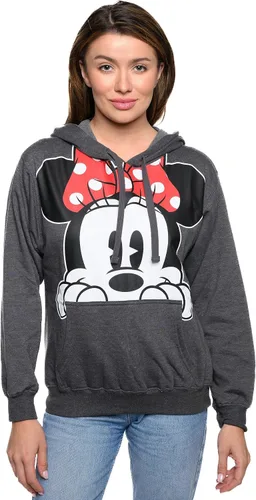 Vista 4 de Disney Sudadera con capucha para mujer Minnie Mouse Peeking