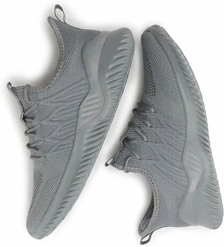 Vista 7 de Socviis Zapatos deportivos para correr para hombre, ligeros, transpirables, de malla