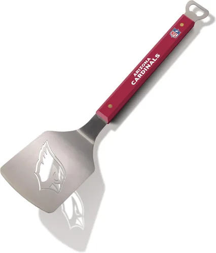 Vista 10 de YouTheFan NFL Sportula (espátula) de acero inoxidable de 18 pulgadas con abrebotellas