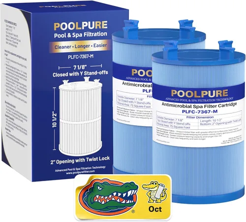 Vista 12 de POOLPURE C-7367 Anti-Biofilm Spa Filter Replaces PD075-2000,Filbur FC-3059