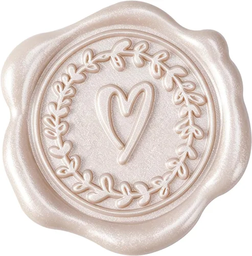 Vista 15 de Whaline 50 calcomanías de sello de cera en relieve, calcomanías de sello de corazón negro, etiquetas autoadhesivas para boda, fiesta de cumpleaños