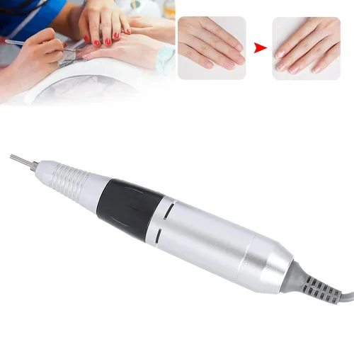 Vista 6 de YUYTE Taladro eléctrico de uñas, mango de repuesto para taladro de manicura, máquina de pulido de manicura y pedicura, 35000 rpm, pieza