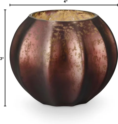 Vista 5 de Illume Vela de Calabaza Midnight Pumpkin Mercury, Negro y Naranja