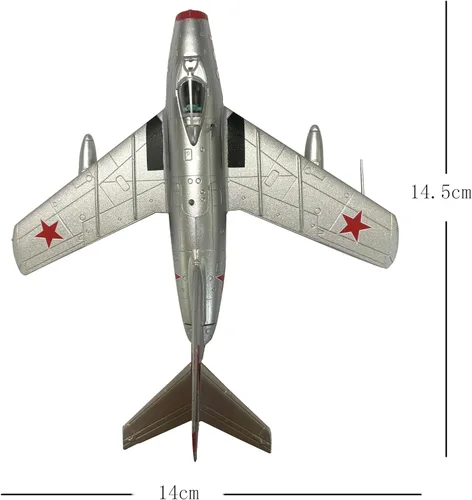 Vista 4 de MiG-15 1/72 Modelo de avión fundido a troquel (MiG-15)