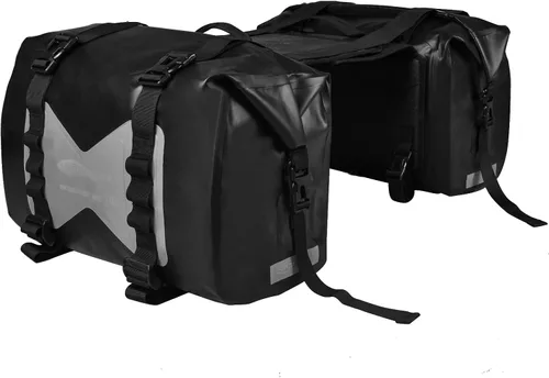 Vista 8 de 30L Bolsas de equipaje para motocicleta para viajes en moto - Bolsas de alforjas para motocicletas - Bolsa desmontable para scooter, Honda, Suzuki