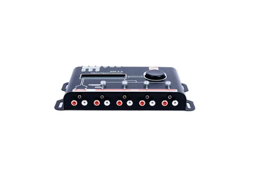 Vista 3 de Soundfy Procesador y ecualizador de señal digital SSP 2.4 - EQ gráfico de 15 bandas, 12 preajustes, crossover incorporado para mejorar el audio