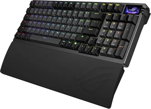 Vista 13 de ASUS ROG Azoth 96 HE Teclado inalámbrico para juegos con efecto Hall – 96% tamaño completo, trimodo, interruptor magnético intercambiable en Negro
