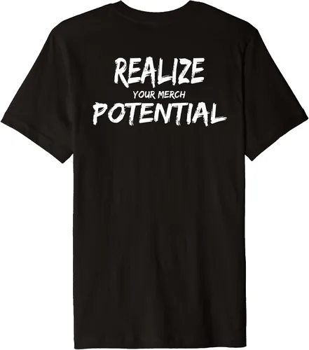Vista 2 de Merch Informer das cuenta tu potencial de Merch playera