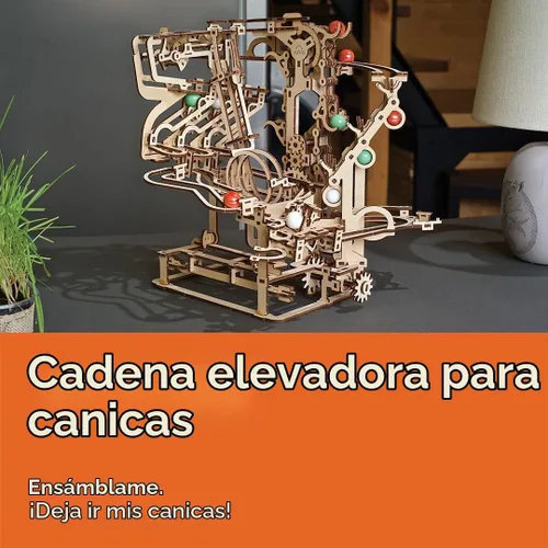 Vista 8 de UGEARS - Rompecabezas de madera 3D para adultos, modelo de madera
