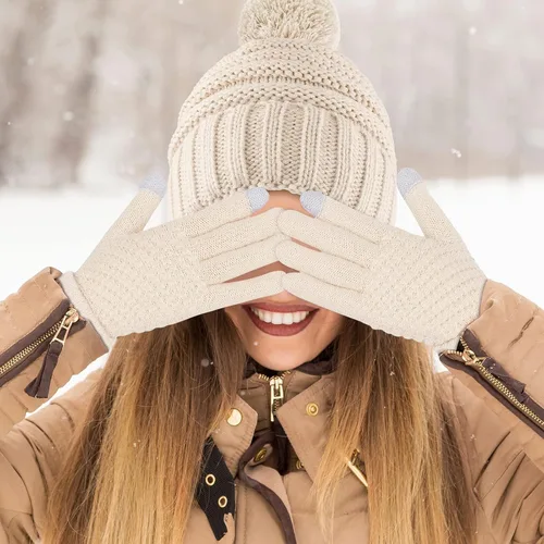Vista 7 de Apoway Conjunto cálido de invierno para hombres o mujeres