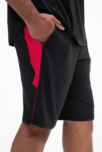 Vista 4 de DEVOPS Paquete de 2 pantalones cortos de gimnasio de entrenamiento de ajuste holgado de 10 pulgadas con bolsillos para hombre