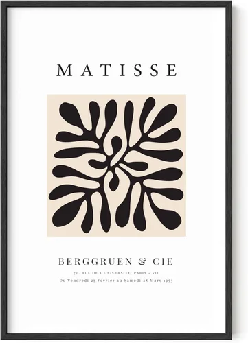 Vista 23 de HAUS AND HUES Matisse - Lámina de arte moderno minimalista - Arte de pared estético de Henri Matisse, póster abstracto para cuarto de dormitorio