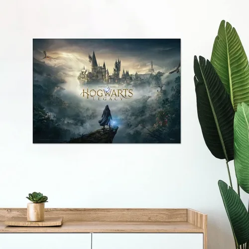 Vista 3 de MIGHTYPRINT Hogwarts Legacy - Obra de arte oficial – Mundo mágico de Harry Potter – Arte de pared duradero de 17 x 24 pulgadas – No hecho de papel