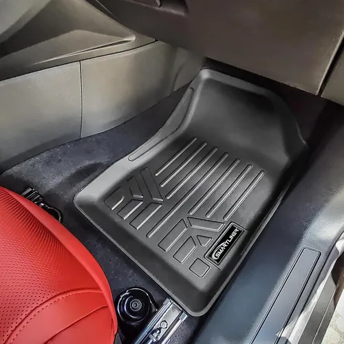 Vista 3 de SMARTLINER Juego de alfombrillas de 2 filas de protección para todo tipo de clima, compatible con Dodge Hornet 2023-2025