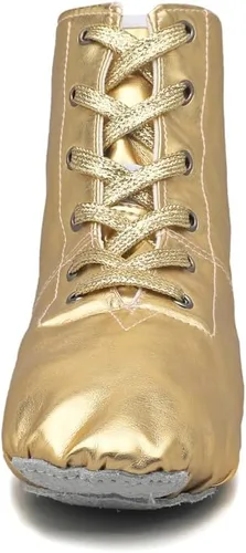 Vista 5 de Zapatos de baile de jazz para mujer, botines de baile para hombre