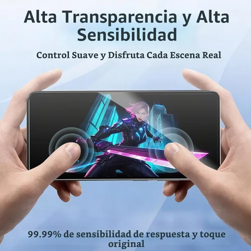 Vista 6 de Protector de pantalla para iPhone 14, paquete de 2 pantallas frontales y 2 protectores de vidrio traseros, 2 protectores de lente de cámara