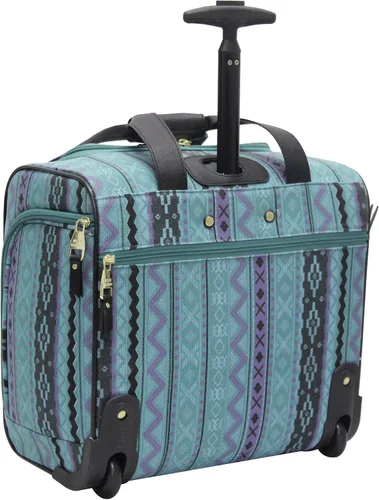 Vista 6 de Steve Madden Colección de equipajes de diseñador, 3 piezas Softside expansible ligero, juego de viaje incluye bolsa debajo del asiento, 20 pulgadas